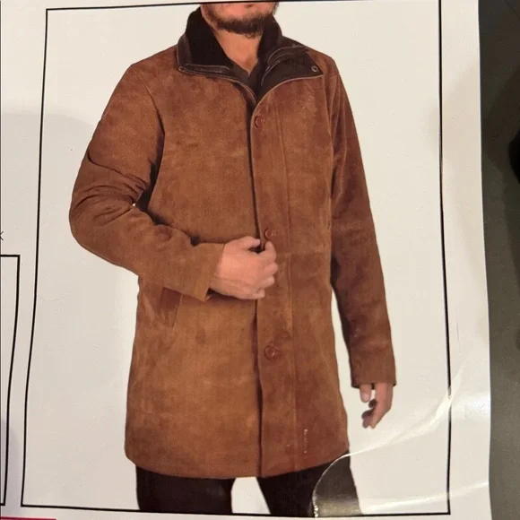 Laverapelle Men's SHERIFF WALT (ROBERT TAYLOR) COW SUEDE LEATHER COAT - Picture 3 of 13